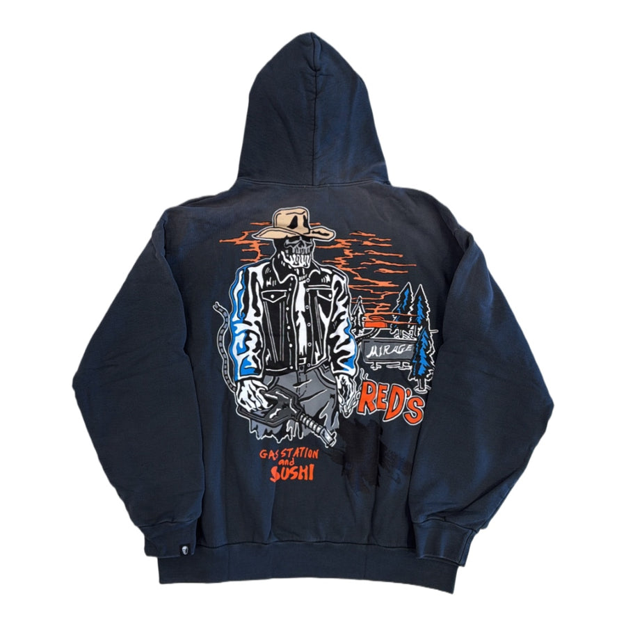 Warren Lotas Red's Country Gas Station and Sushi Hoodie 