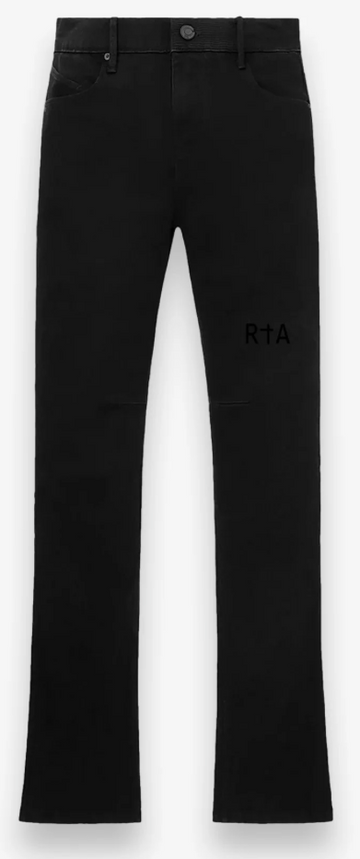 RTA Denis Black Logo Denim 