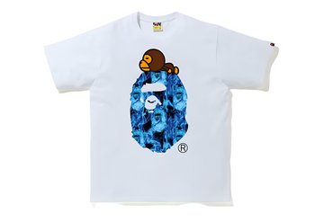 BAPE Flame Milo On Big Ape T-Shirt 