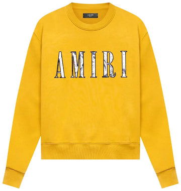 Amiri Paisley Core Logo Crewneck 