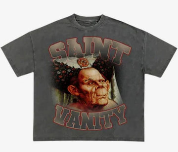 Saint Vanity Grey HOQ T-Shirt