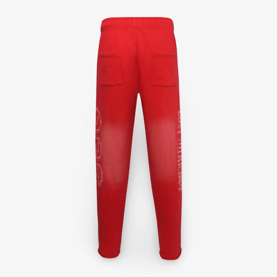 Lost Intricacy Cherry Red Flare Pants