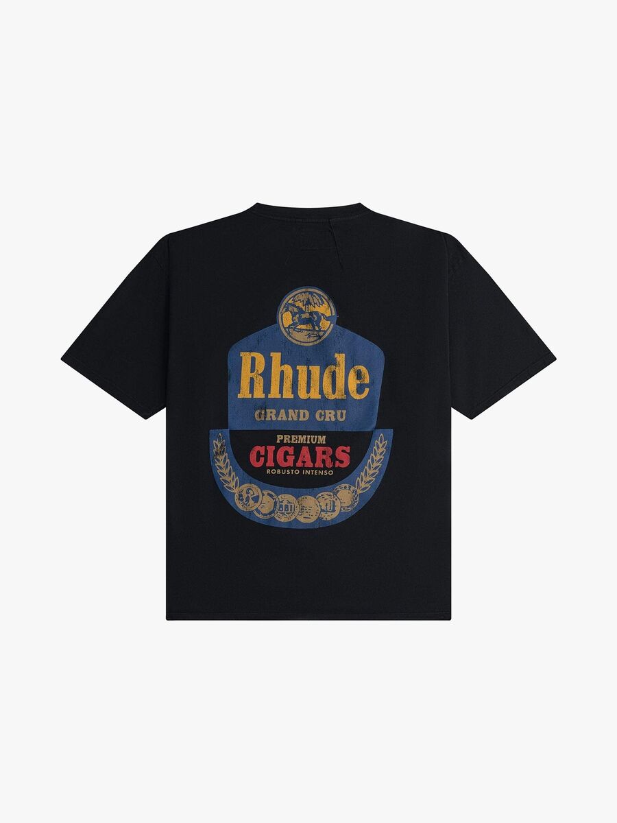 Rhude Black Grand Cru T-Shirt