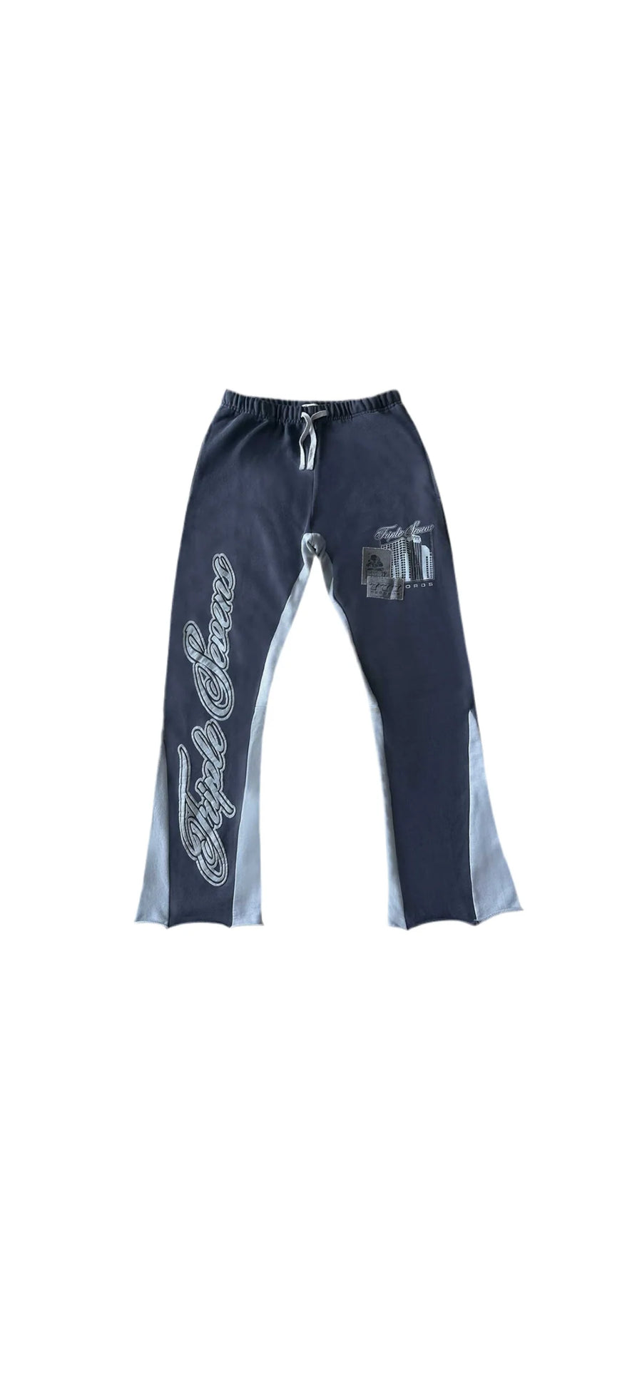 Triple Seven Patchwork Sweats Coal