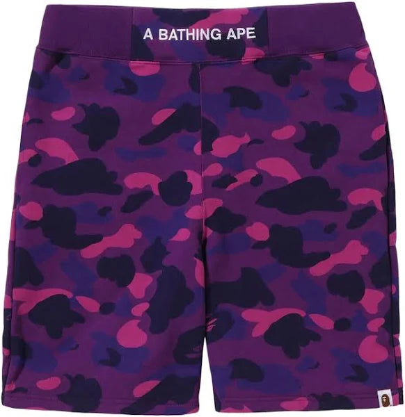 BAPE Color Camo Sweat Shorts 