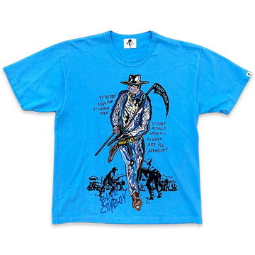 Warren Lotas Blue Cowboy T-Shirt 