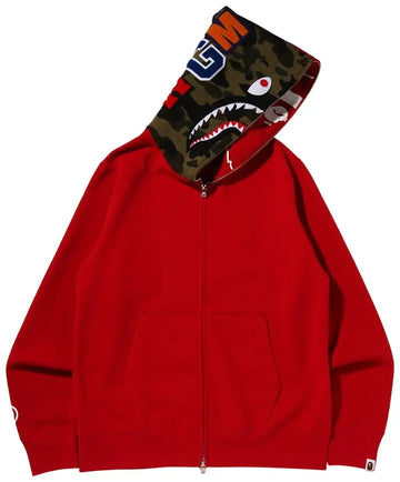 BAPE Crazy Face Shark Full Zip Hoodie 