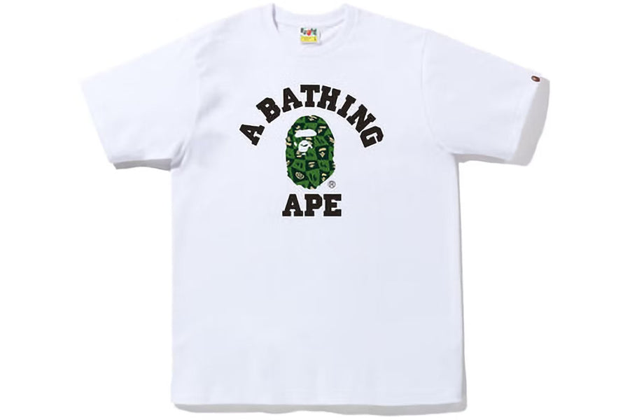 BAPE Distortion College T-Shirt 