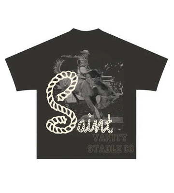 Saint Vanity Faded Black Stable T-Shirt