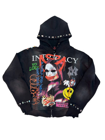 Lost Intricacy Front Page Mag Zip Up