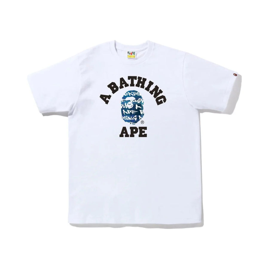 BAPE Graffiti Check College T-Shirt 