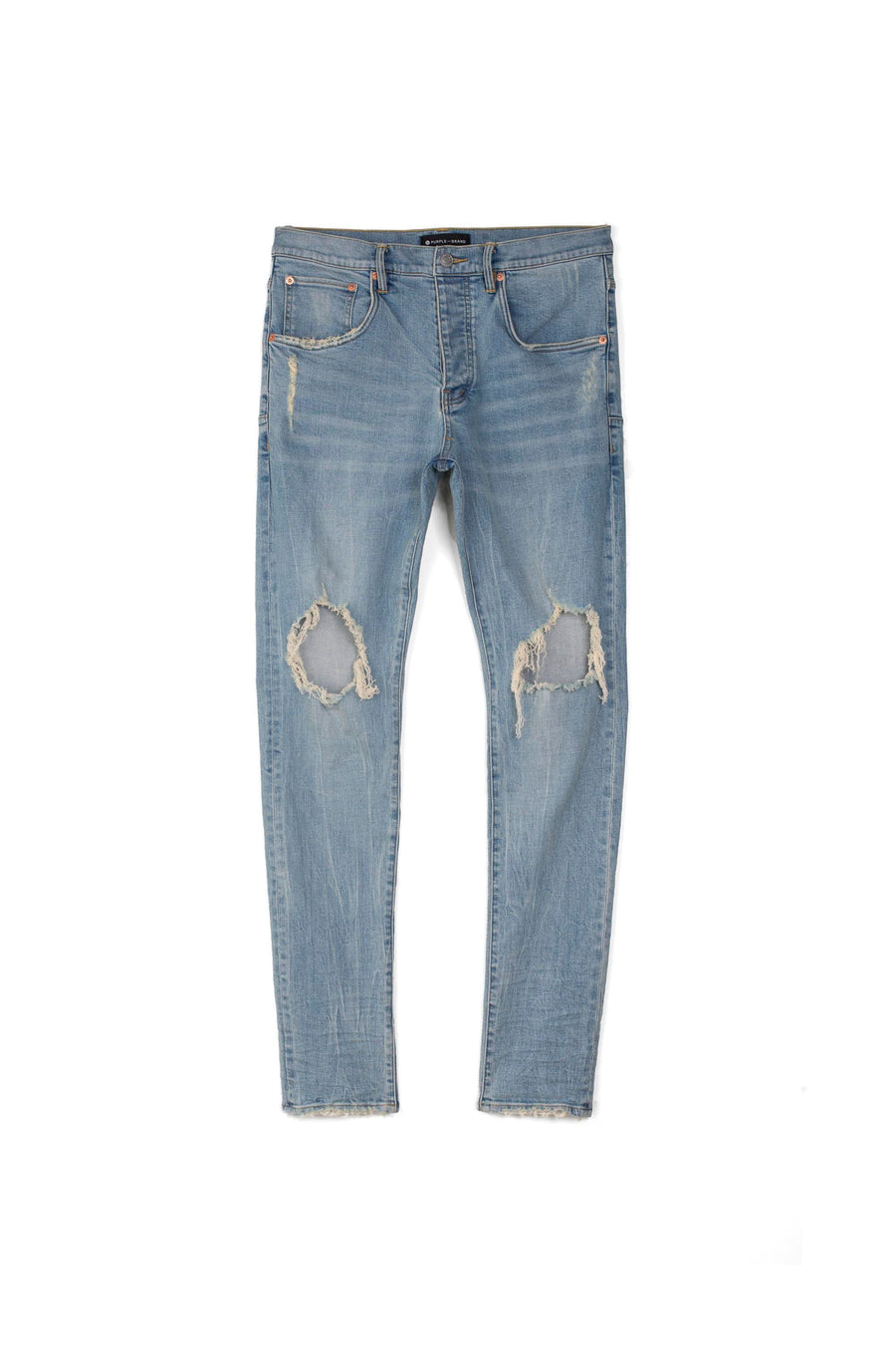 Purple Brand Light Indigo Blowout Jeans