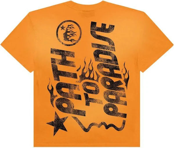 Hellstar Orange Jesus T-Shirt