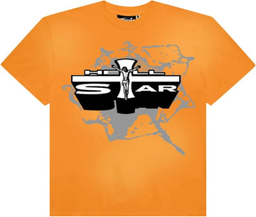 Hellstar Orange Jesus T-Shirt