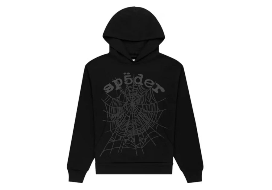 SP5DER STAR OG WEB V2 OUTLINE HOODIE 