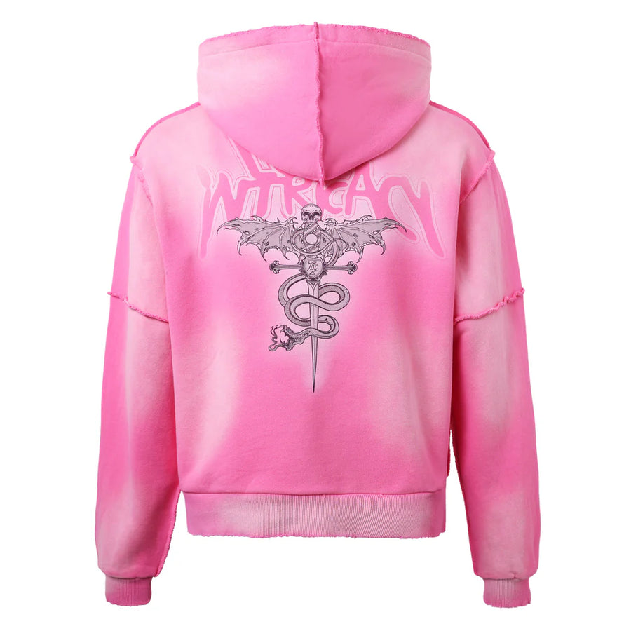 Lost Intricacy Rhinestone Zip Up 