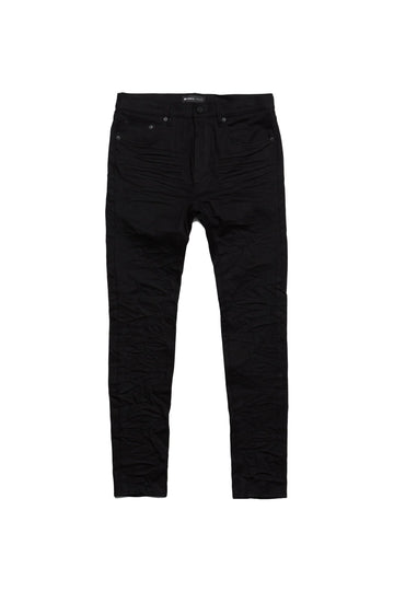 Purple Brand Black Raw Jeans