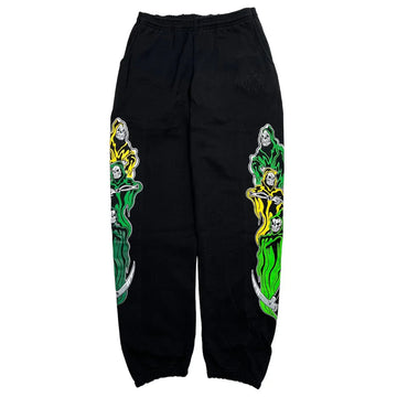 Warren Lotas Three Reapers Sweatpants Green/Yellow