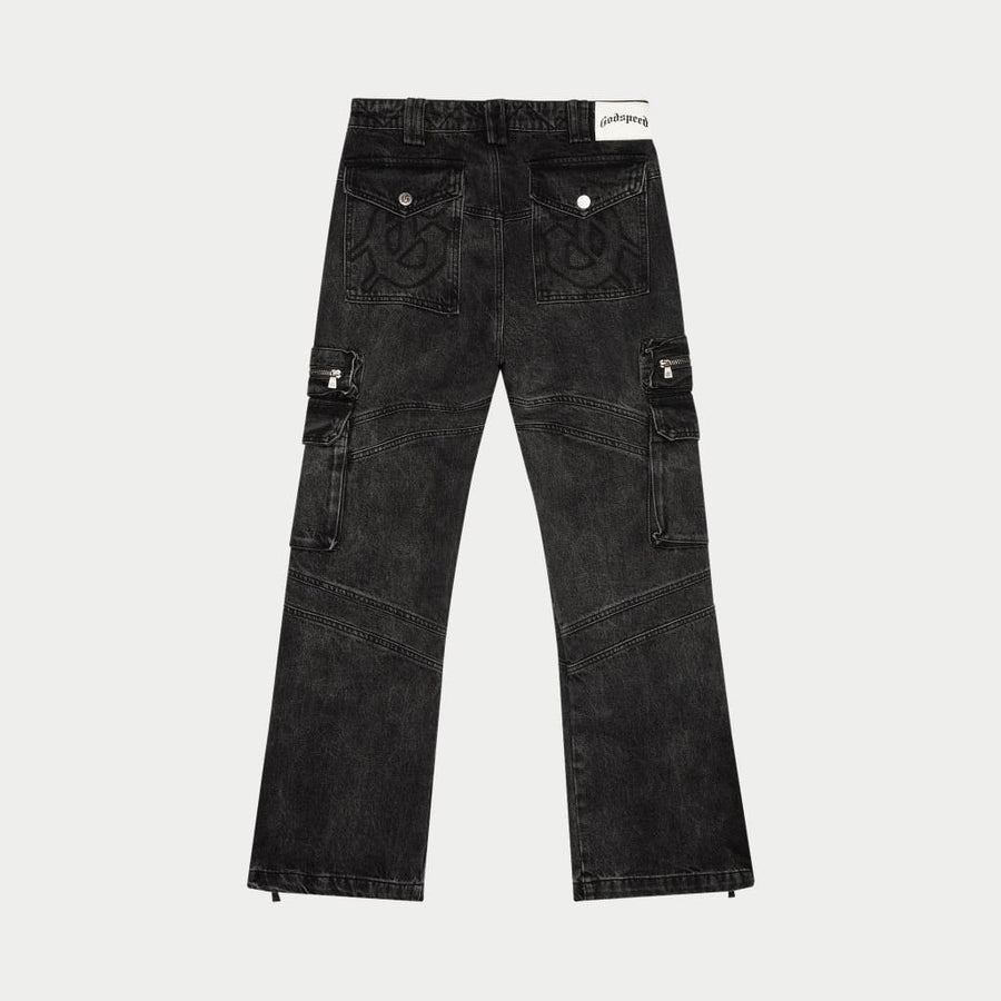 Godspeed Rockstar Flare Cargo Denim 