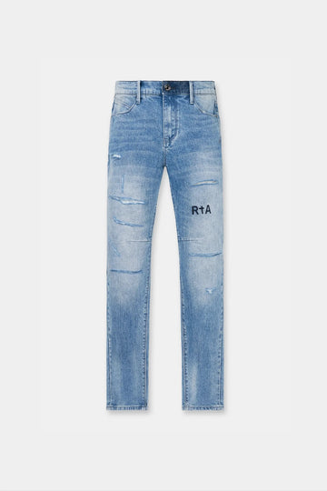 RtA Bryant Distressed Vintage Light Blue Jeans