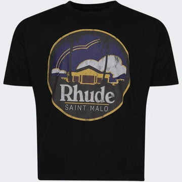 Rhude Black Saint Malo T-Shirt