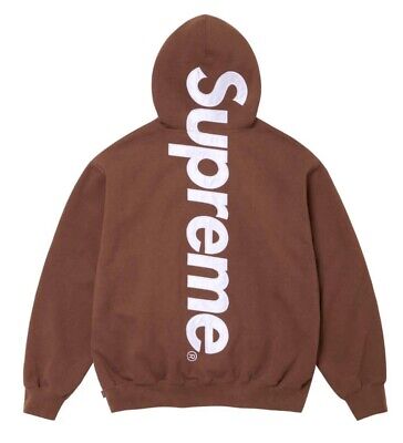 Supreme Satin Applique Hooded Sweatshirt 