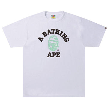 BAPE Text Code Camo College T-Shirt 