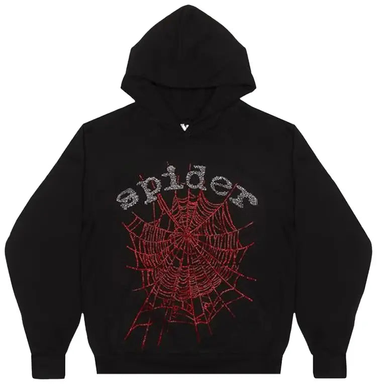 SP5DER Rhinestone OG WEB V2 Hoodie 